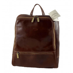 Leather Backpack - 569