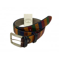 Ceinture en Cuir - Multicolor - 4 cm